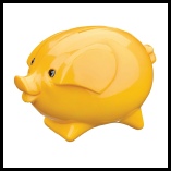 Maynard-Pig-Solid-Moneybox-Yellow