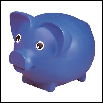 Raymond-Pig-Solid-Moneybox-Blue