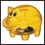 Felix-Pig-Disco-Moneybox-Yellow