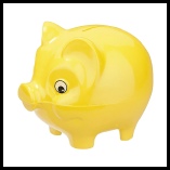 Oliver-Pig-Solid-Moneybox-Yellow