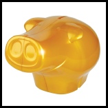 Frederick-Pig-Metallic-Moneybox-Yellow